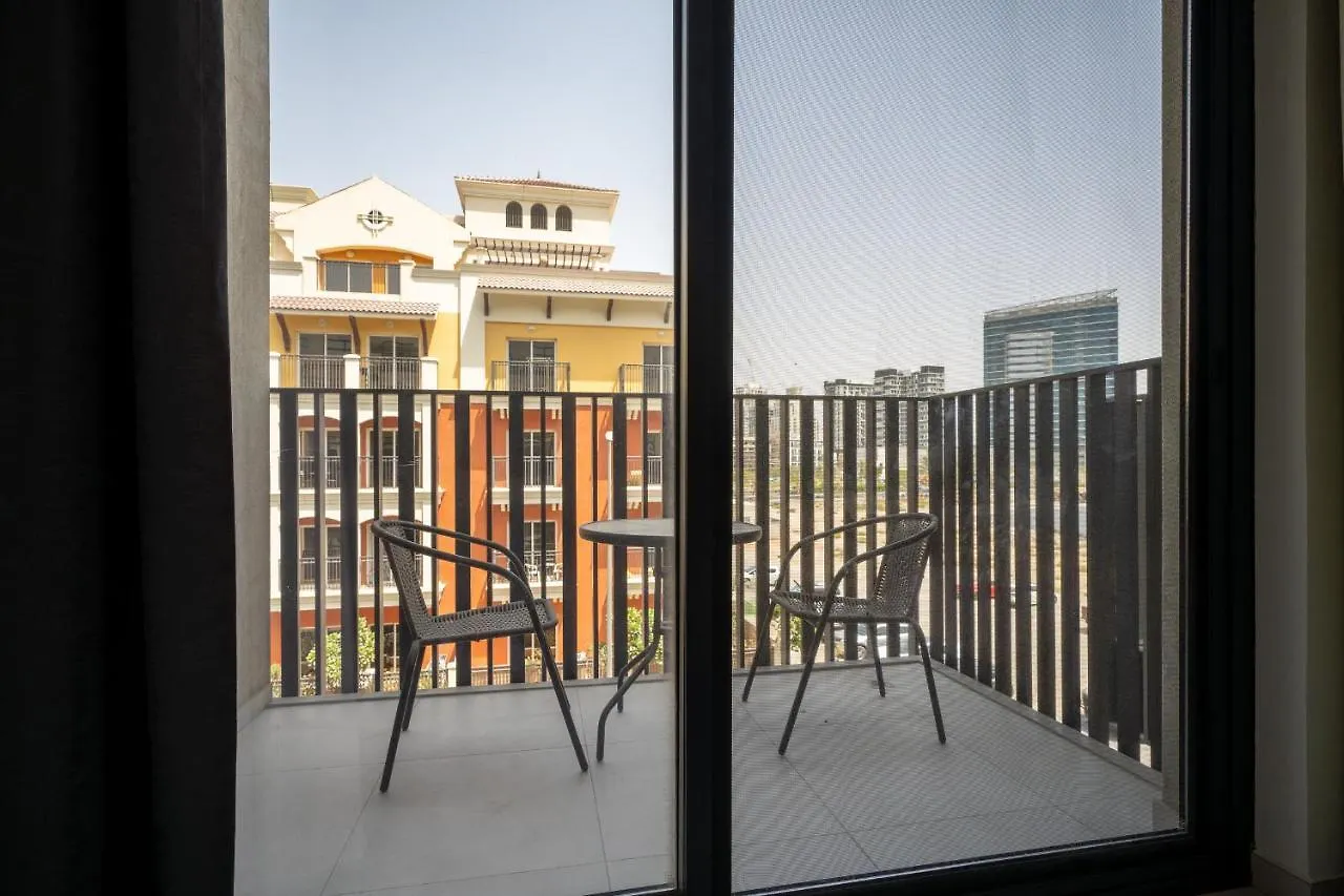 Alh Vacay - Bright Studio In Beverly Residence Jvc Dubai Apartment