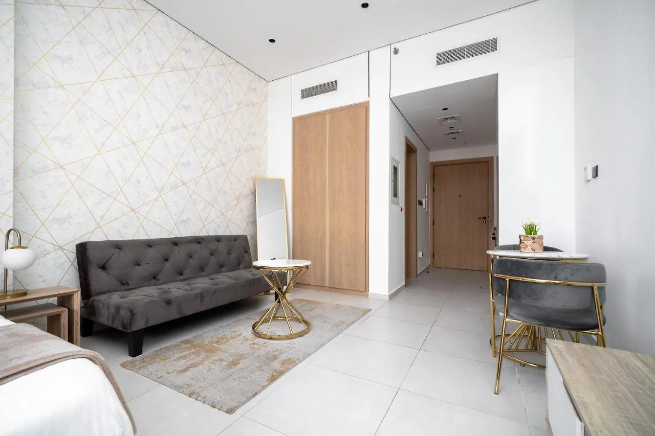 Alh Vacay - Bright Studio In Beverly Residence Jvc Dubai Apartment